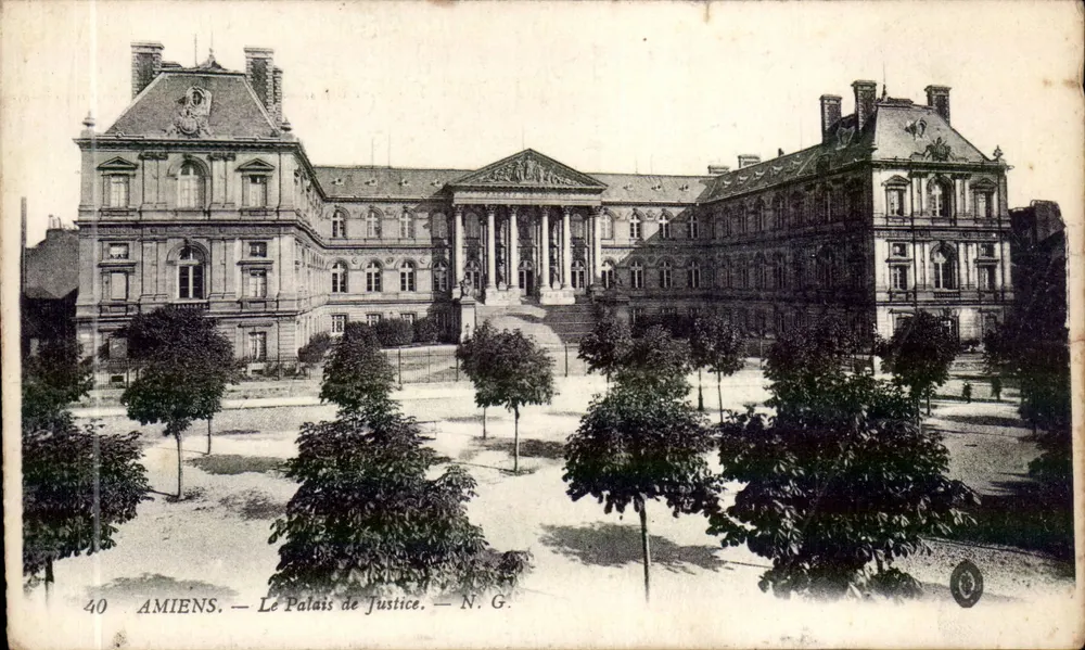 Amiens — O Palácio de Justiça — N.G. n°40 - Frente