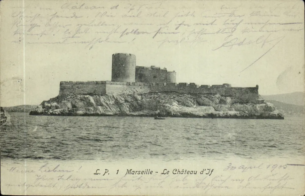 O Castelo de If — Marselha — L.P. 1 - Frente