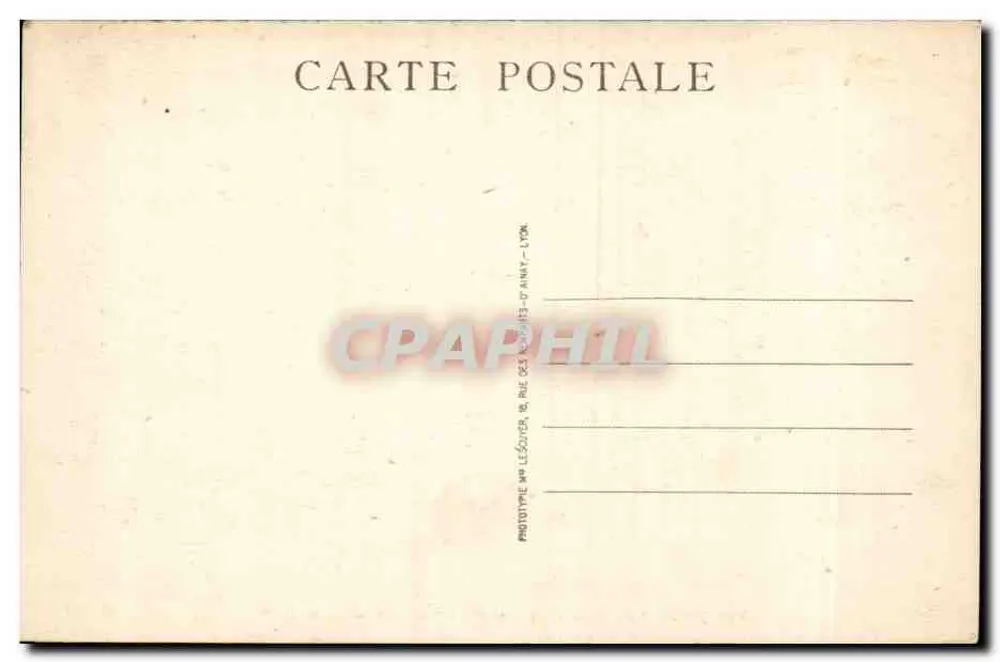 Vista geral de Saint-Georges e a Catedral Saint-Jean — Lyon Artistique, M. 211 - Verso