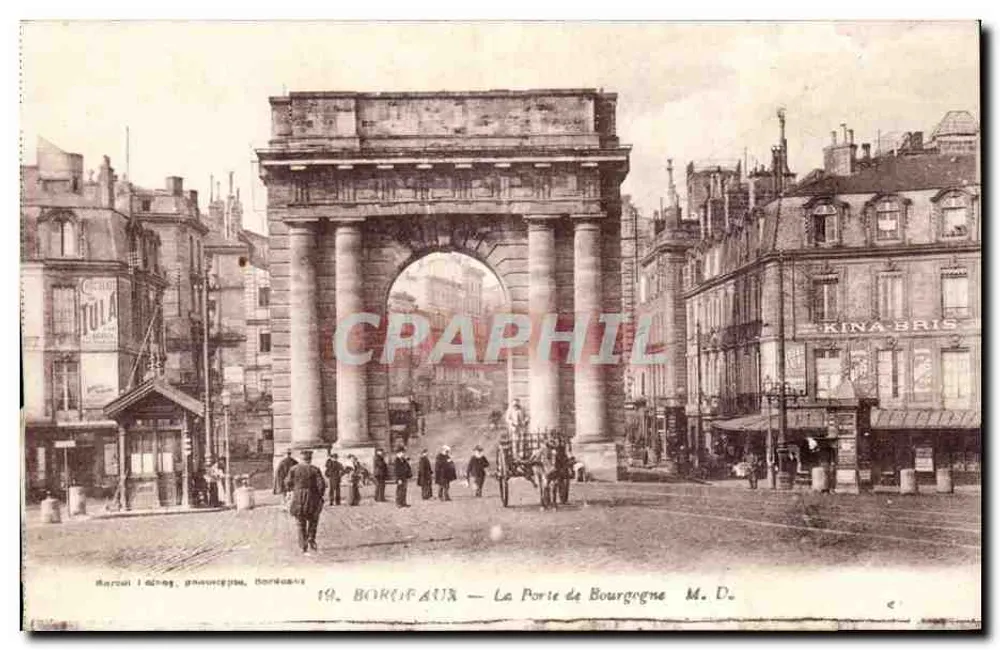Bordeaux — A Porta da Borgonha — Marcel Lachay, fotógrafo, Bordeaux - Frente