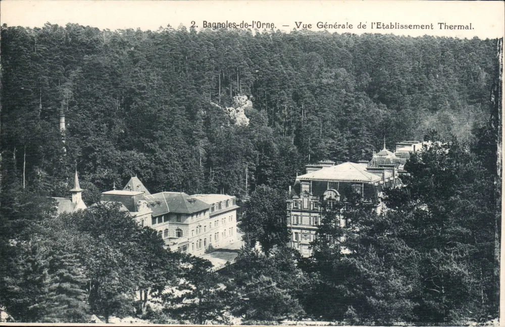 Bagnoles-de-l'Orne — Allgemeiner Blick auf die Kurstadt — A. Dupuy - Vorderseite