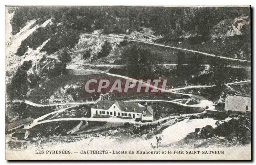 Die Pyrenäen — Cauterets — Kurven von Mauhourat und der Petit Saint-Sauveur - Vorderseite