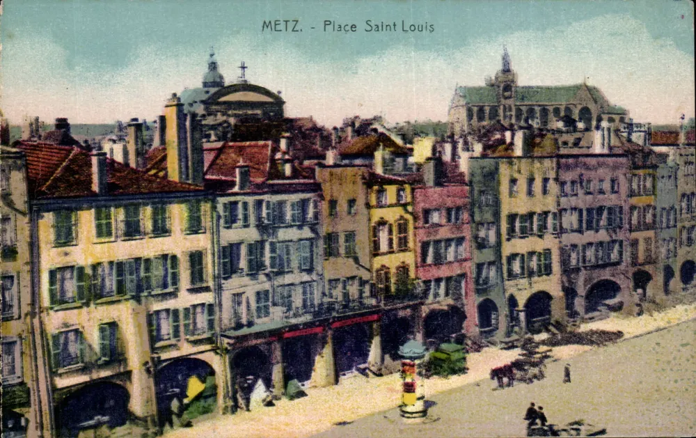 Metz - Place Saint Louis — vista urbana com editor 'Editions F. G. P. Paris' e número de série não visível - Frente