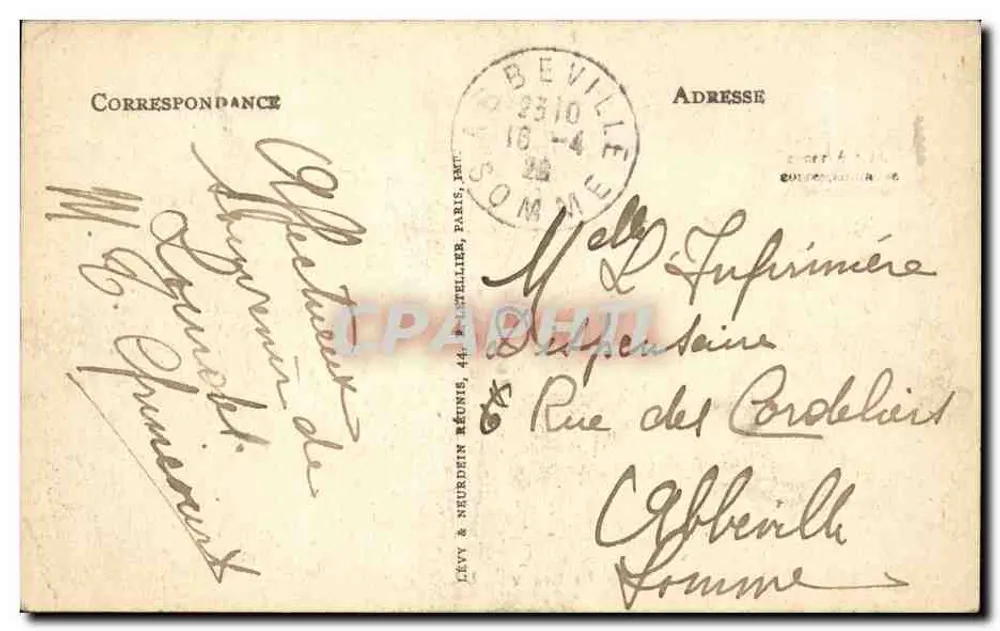 Lourdes — A Gruta — LL - Verso