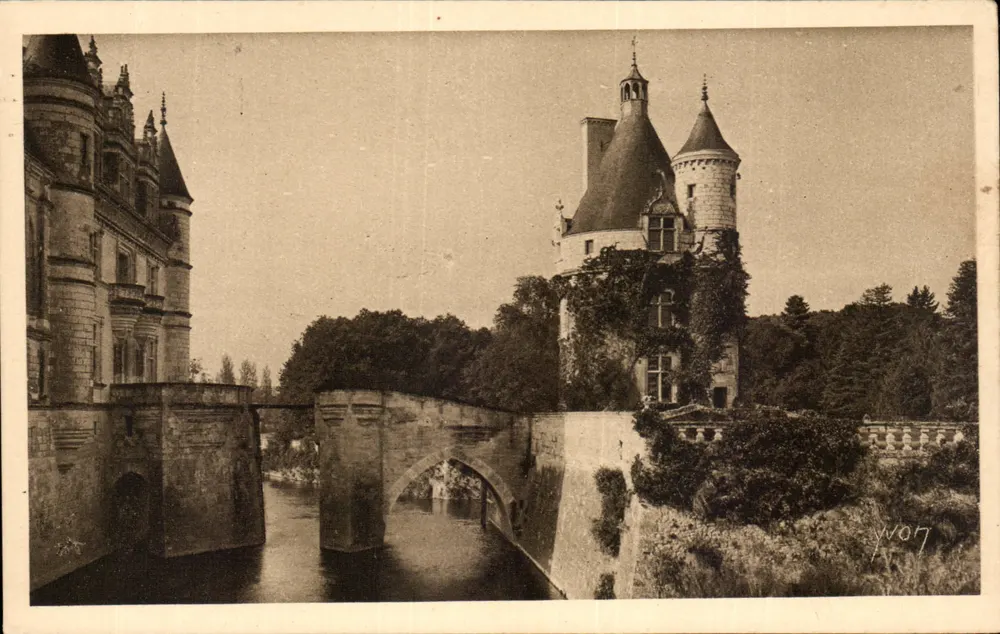 Castelo de Chenonceaux — Torre das Marcas — Edição de Arte YVON - Frente
