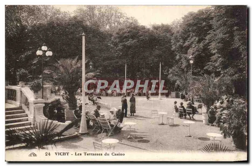 Vichy - Las Terrazas del Casino — editor Vichy, n° 24 - Anverso