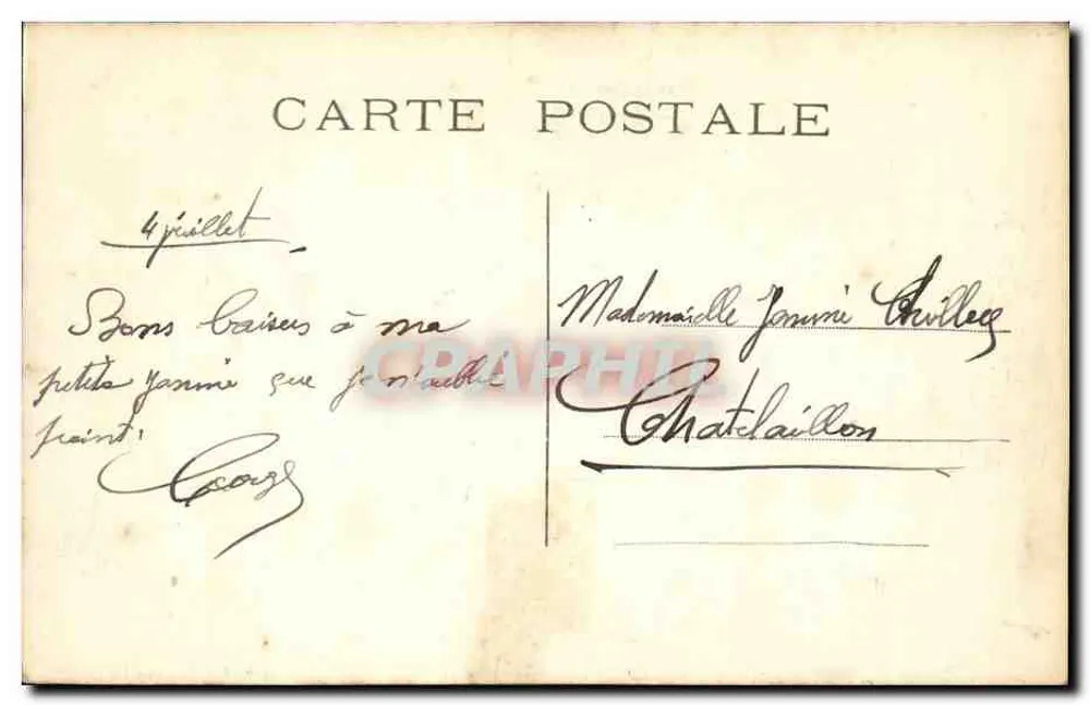 Paris — Place de la Concorde — Jules Seeberger - Verso