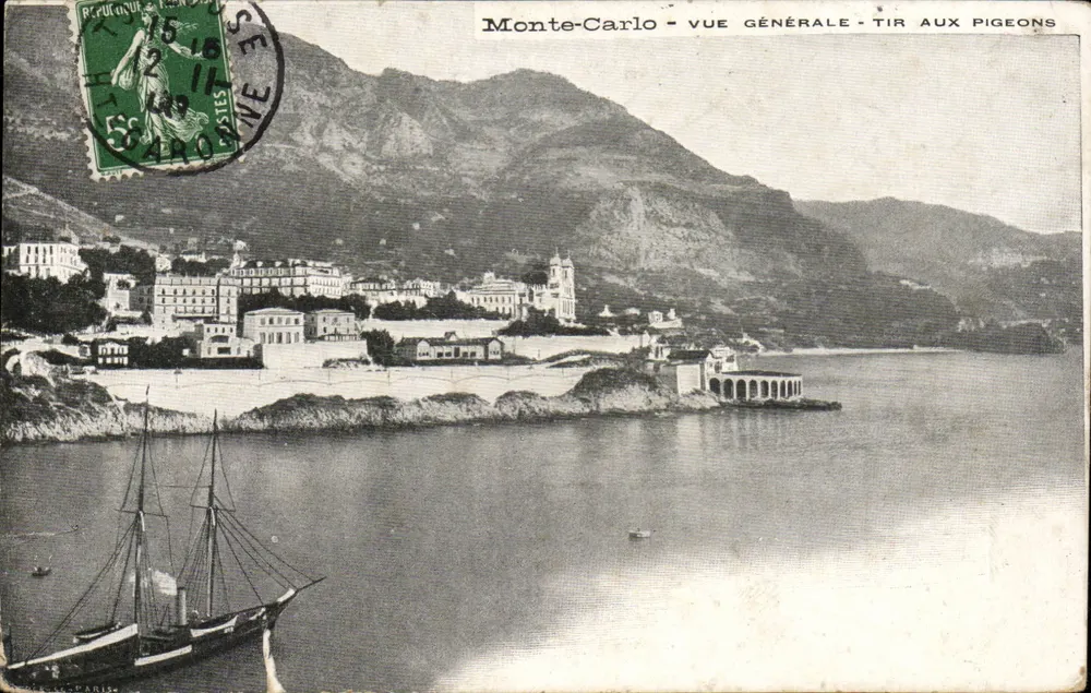Monte-Carlo - Allgemeiner Blick - Schießen auf Tauben — Verlag AROBINE - Vorderseite
