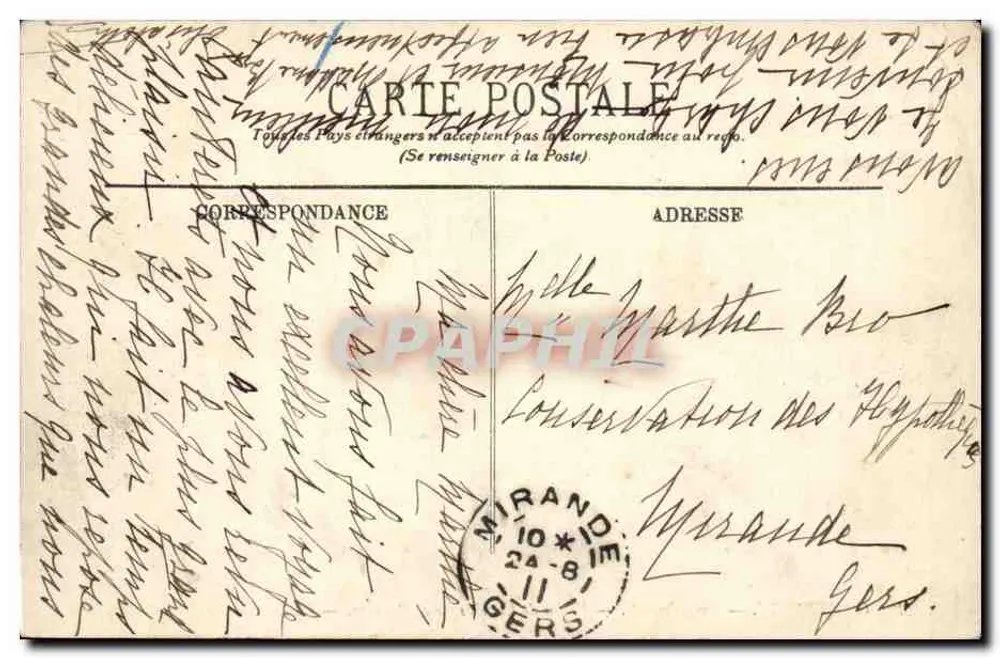 Cauterets — Vista geral — Vale de Cambasque e Pégueure — LL. - Verso