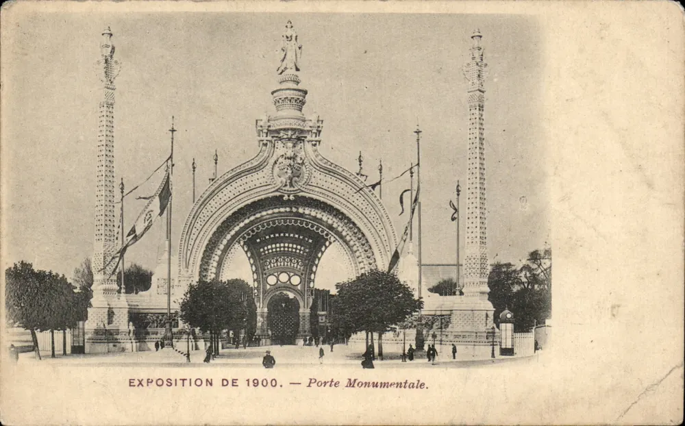 Wystawa 1900 — Portal Monumentalny — Wydawca nieznany - Awers