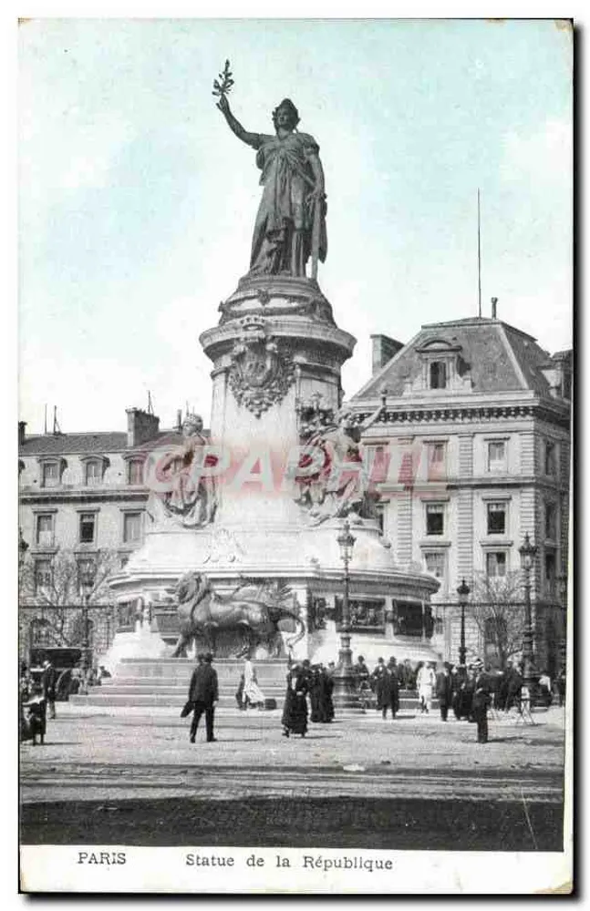 Paris — Estátua da República — Graphil - Frente