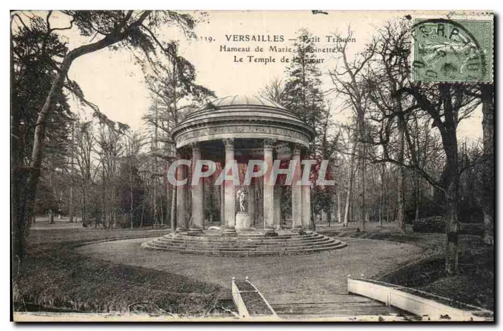 Versailles — Hameau de Marie-Antoinette — Der Tempel der Liebe - Vorderseite