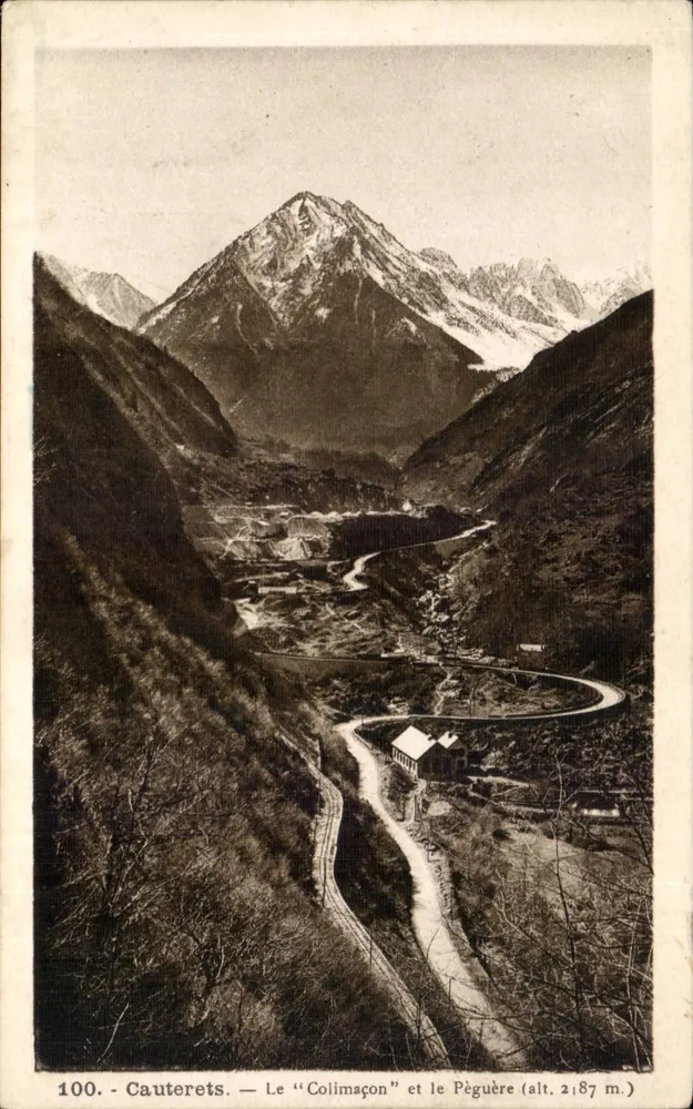 कॉटेरेट्स — "कोलिमासॉन" और पेग्यूएर (ऊंचाई 2187 मीटर) — ए. गुर्डन द्वारा प्रकाशित, संख्या 100 - आगे
