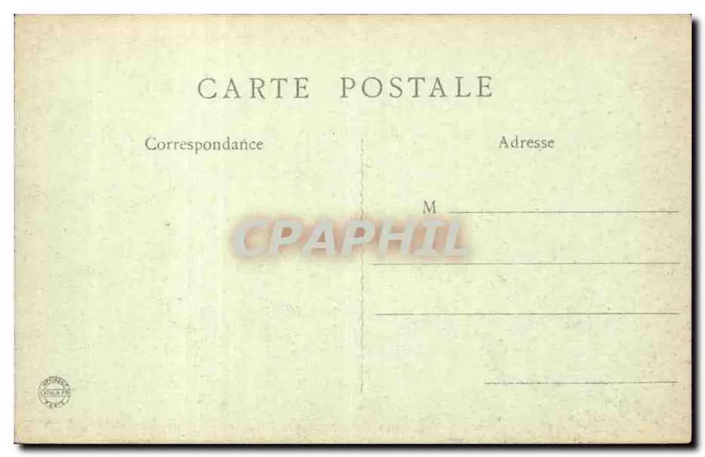 Lyon - Fontaine Bartholdi, erguida em 1892 — B.F. Paris, n° 68 - Verso