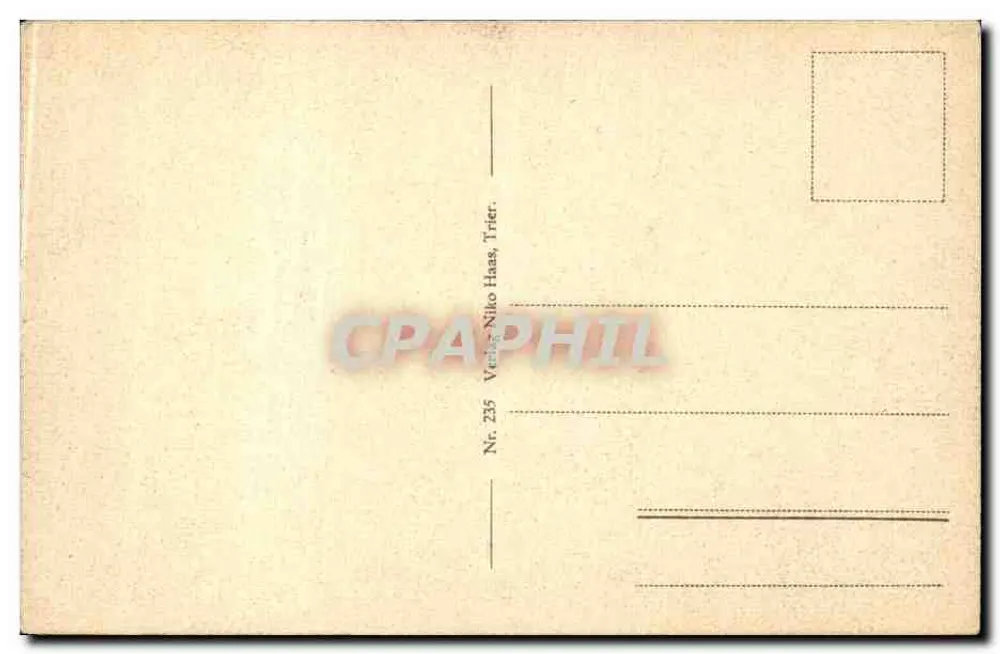 Trier Basilika — Verlag Niko Haas, Serie Nr. 235 - Rückseite