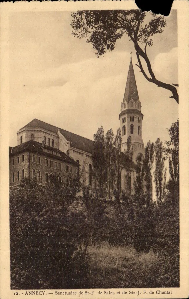 Annecy — Wallfahrtskirche St. F. de Sales und St. J.-F. de Chantal — Le Doaré, Châteaulin - Vorderseite