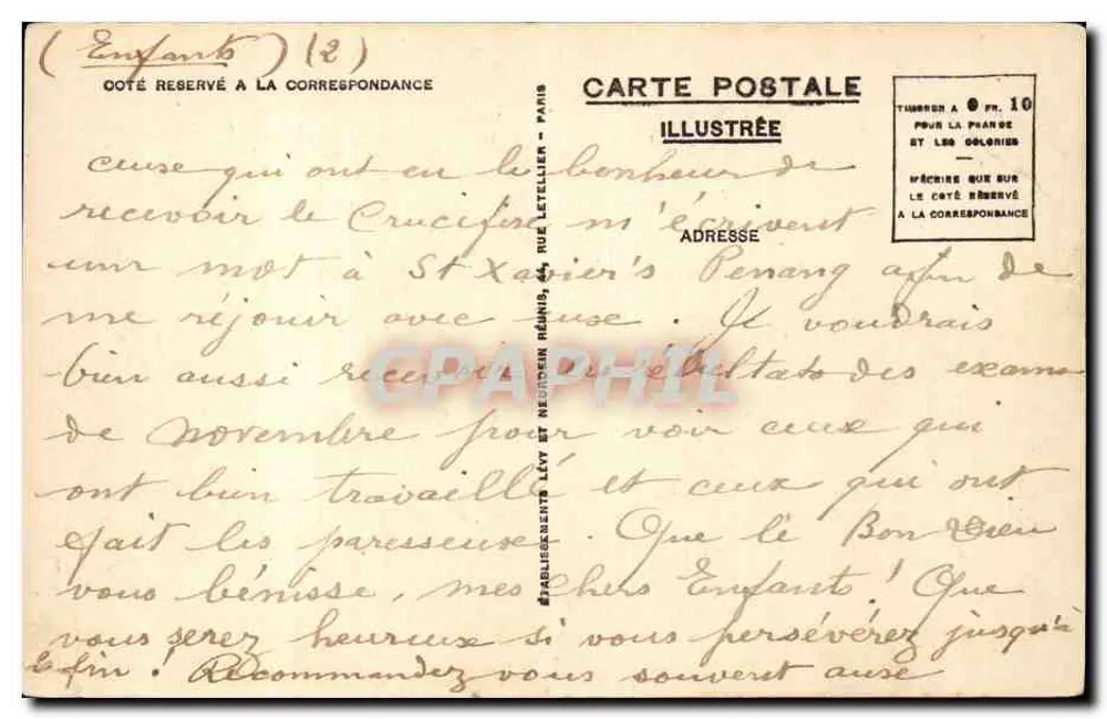 LOURDES — A Basílica e o Calvaire Breton — LL. - Verso