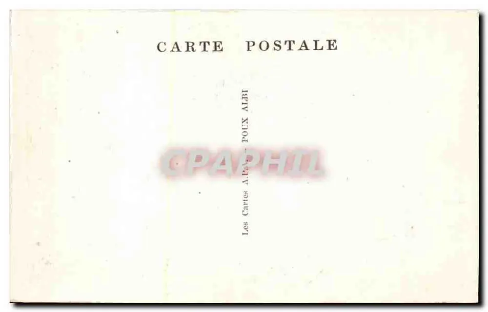 Lourdes — A Grotta Milagrosa — As Cartas Albou Poux - Verso