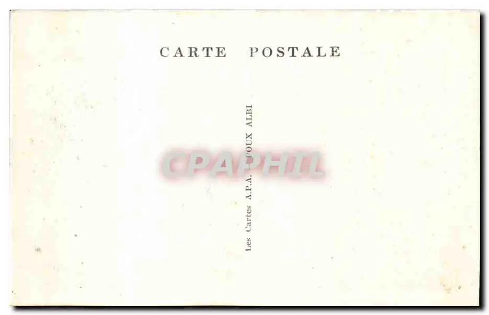 Lourdes — Übersicht der Esplanade und des Schlosses — Verleger A.P.A. Albi, Nr. 5 - Rückseite