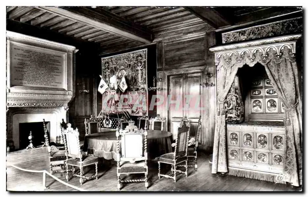 Pau - Das Schloss — Das Schlafzimmer von Henri IV — Kear Photo - Vorderseite