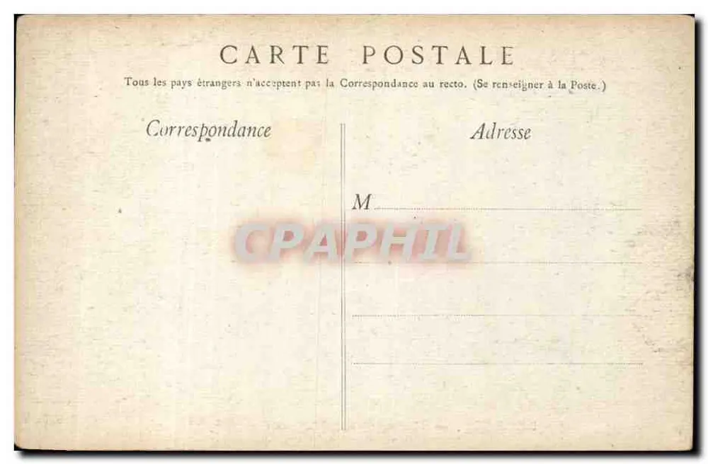 Lourdes — Gruta das Espelugues (visão geral) — Edição F. - Verso