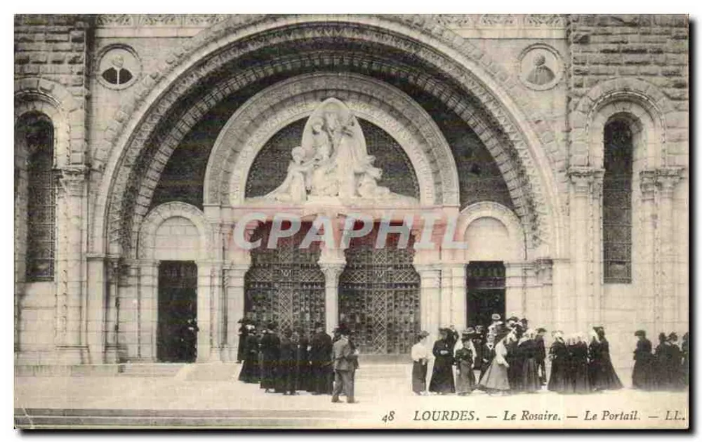 Lourdes — O Rosário — O Portal — LL. - Frente