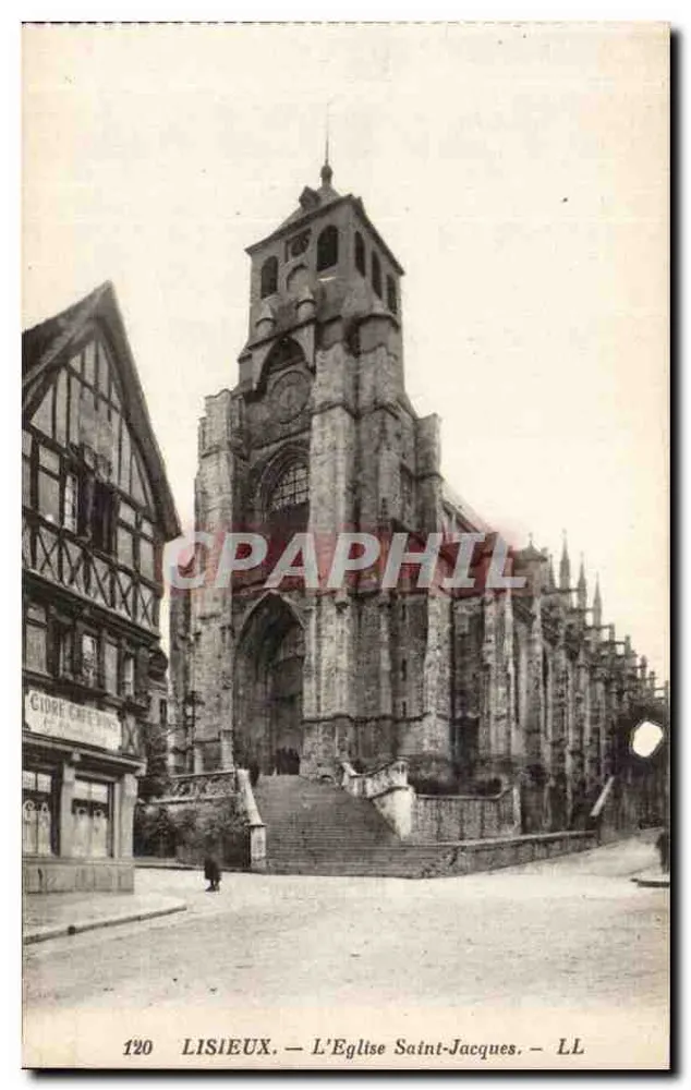 Lisieux — A Igreja de São Jacó — Cidre Cretins, n°120 - Frente