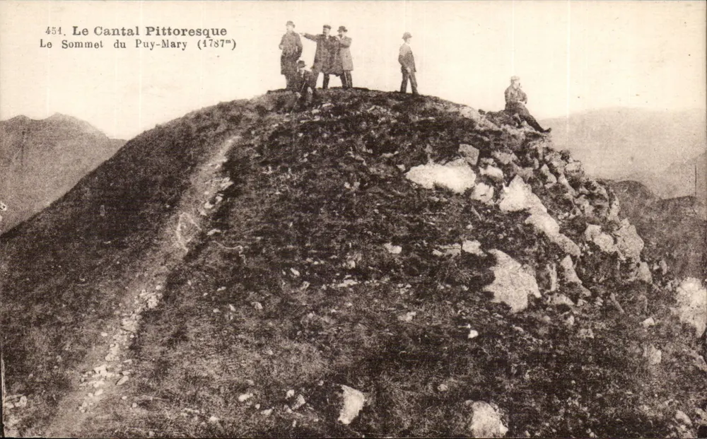 Das pittoreske Cantal — Der Gipfel des Puy-Mary (1787m) — Verlag B. Lenglet-Aigillac, n°434 - Vorderseite
