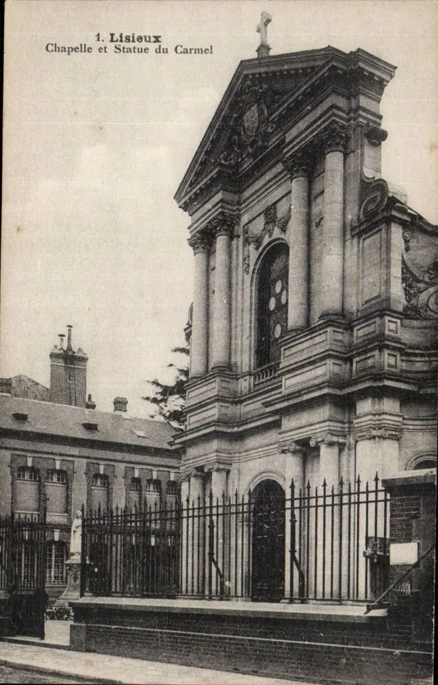Lisieux — Capela e Estátua do Carmelo — Édition Palais du Rosaire - Frente
