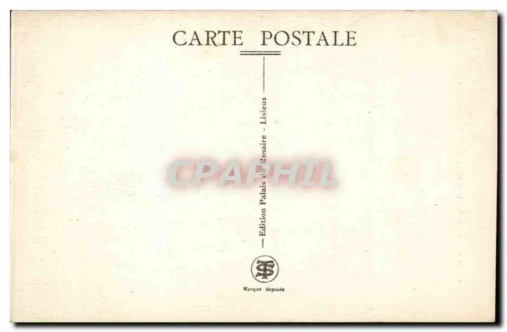 Lisieux — Capela e Estátua do Carmelo — Édition Palais du Rosaire - Verso