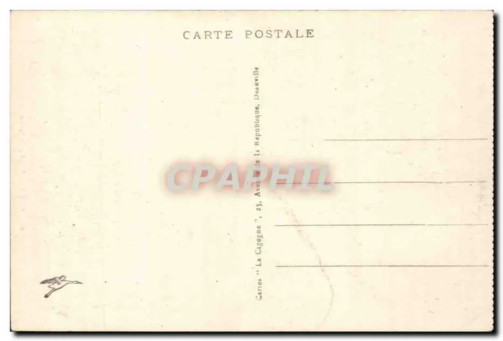 Caen - A Igreja de São Julião — editor Cartes 'La Cigogne', Doseville - Verso