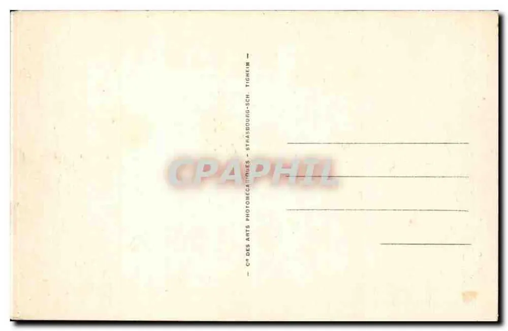 TROUVILLE-REINE DER STRÄNDE — Die schwarzen Felsen — ND.499 — Verlag: CP DES ARTS STRASBOURG-SCN - Rückseite