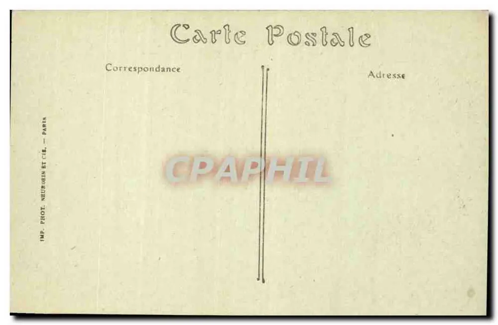 Castelo de Saint-Germain (século XVI) — Fachaça norte — ND. Phot. - Verso