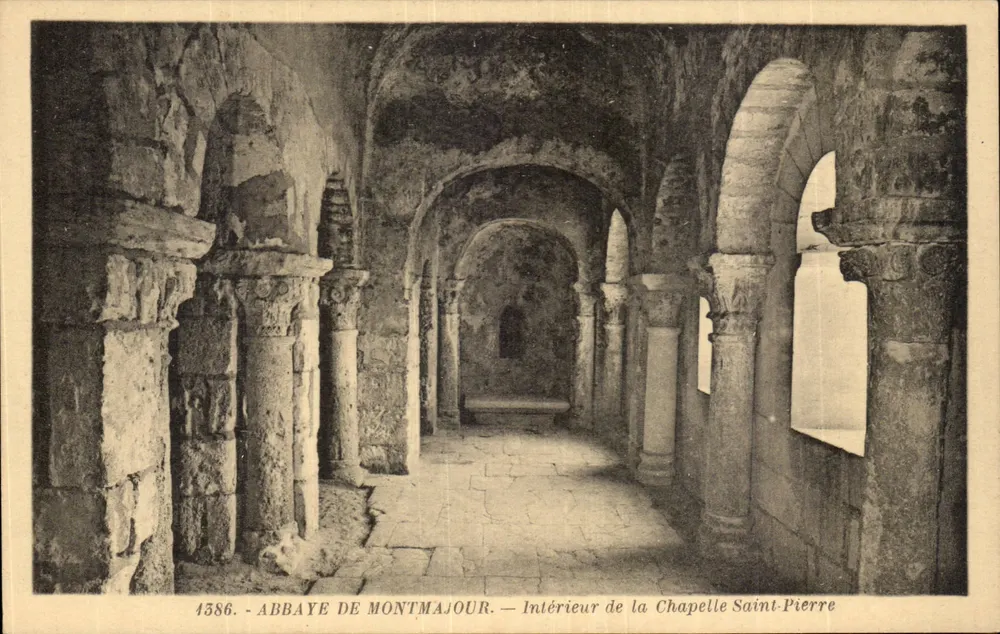 Abtei Montmajour — Innenansicht der Kirche Saint-Pierre — Edition La Cigogne, Marseille - Vorderseite