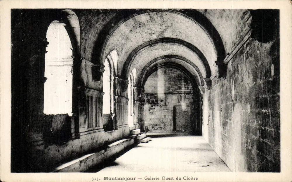 Montmajour — Westgalerie des Klosters — n°313 - Vorderseite