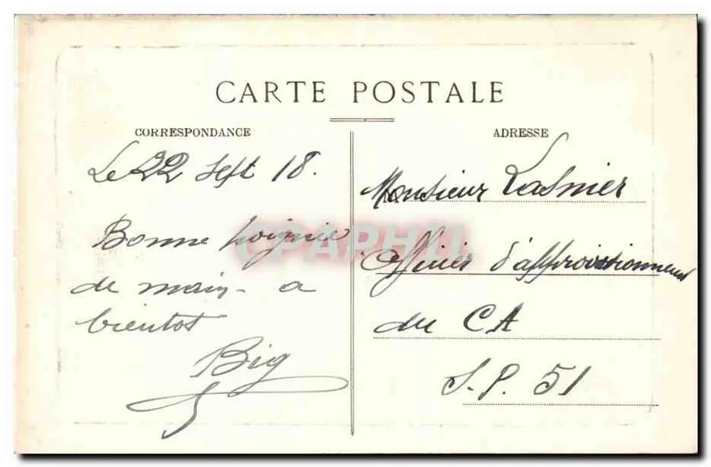 Cité de Carcassonne — Cours du Moulin und Mipadie — E. Roudière, Verleger - Rückseite