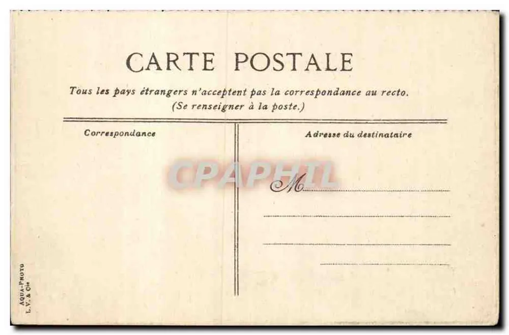 Monte Santo-Michel — A Aumônerie — L.V. & Cie - Verso
