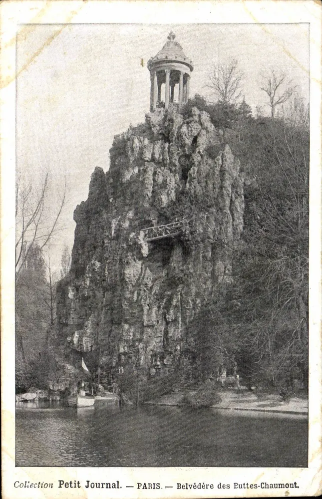 Belvedere der Buttes-Chaumont — Paris — Sammlung Petit Journal - Vorderseite