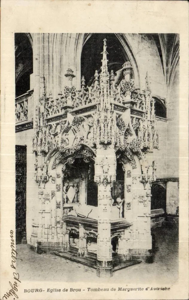 Bourg — Kirche von Brou — Grabmal von Marguerite d'Austriche - Vorderseite