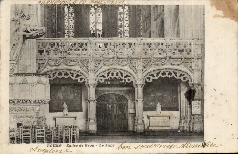Bourg - Igreja de Brou - O Jubé — Angeline - Frente