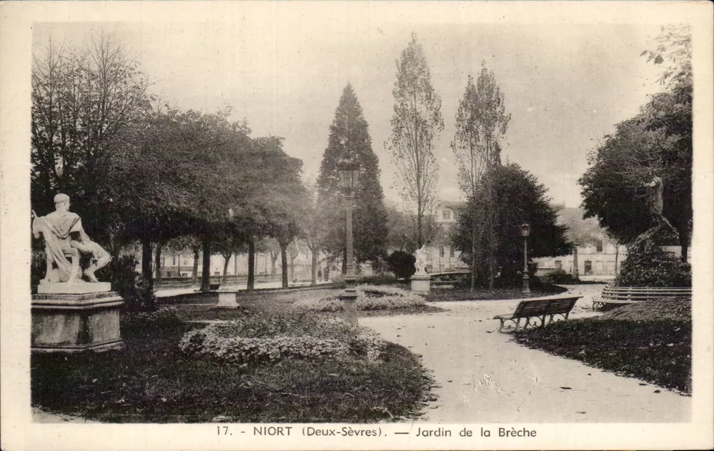Niort (Deux-Sèvres) — Jardim da Brèche — Editor Ricart, Niort - Frente
