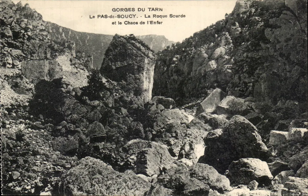 Gorges du Tarn — Le Pas-de-Soucy et le Chaos de l'Enfer — éditeur non identifié - Vorderseite