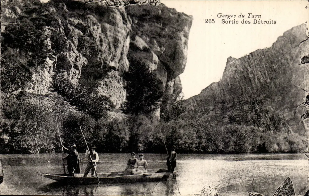 Gorges do Tarn — Saída dos Détroits — n° 265 - Frente