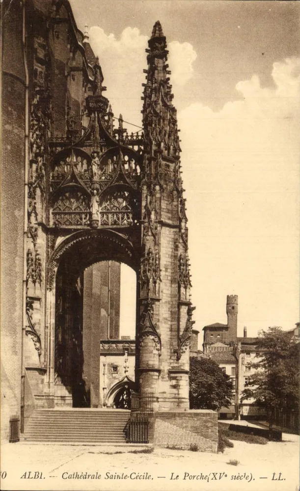 Albi — Catedral de Santa Cecília — O Portal (século XV) — LL. - Frente
