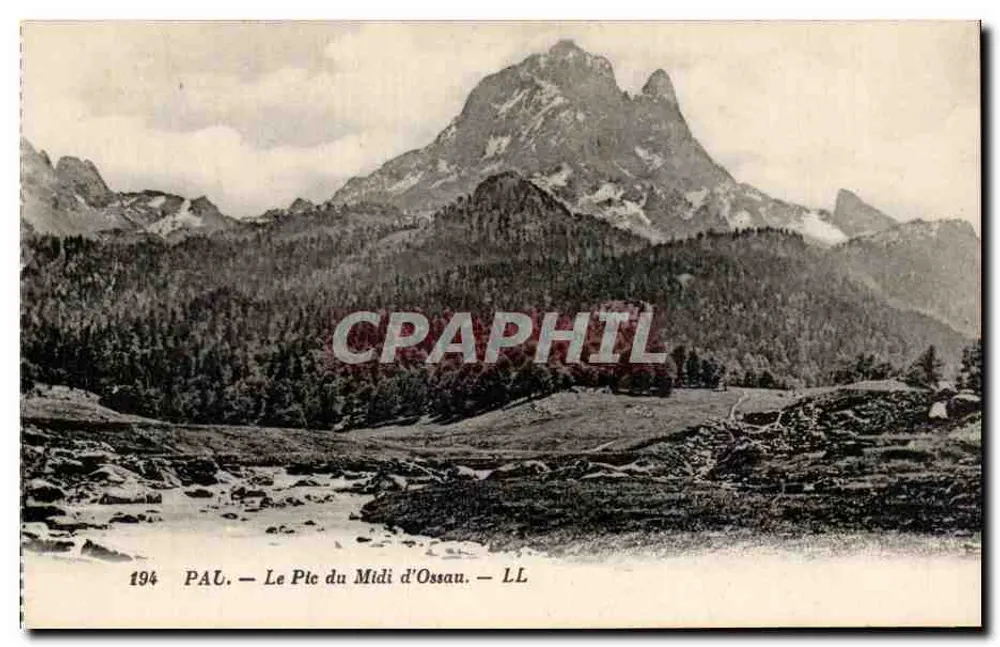 O Pic du Midi d'Ossau — Pau — LL — n°194 - Frente