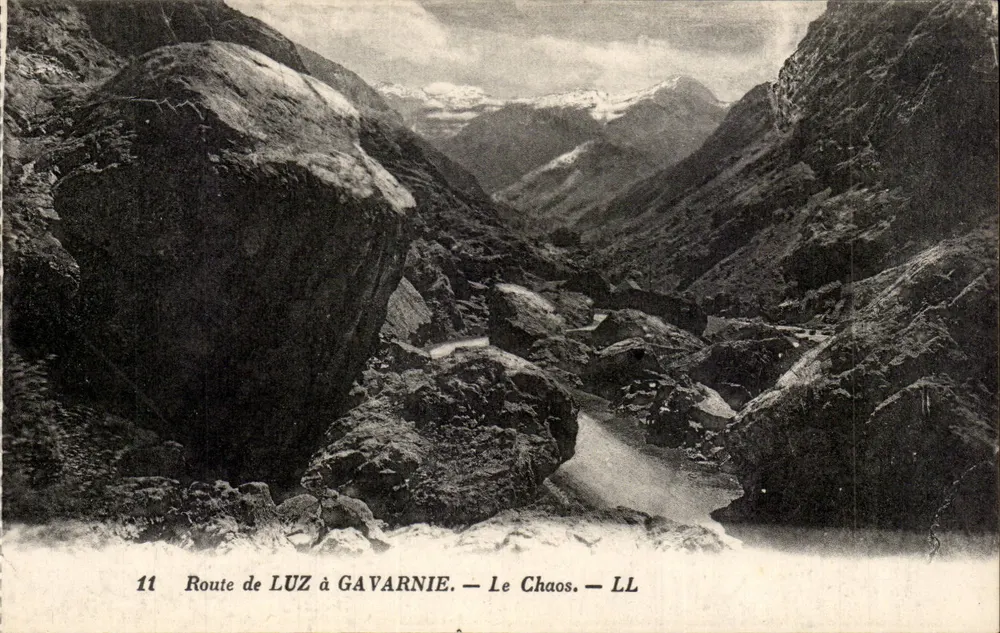 Le Chaos — Route de Luz à Gavarnie — LL - Vorderseite