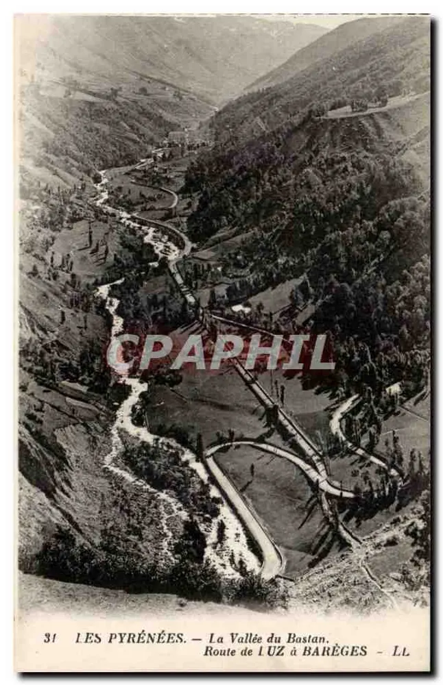Os Pirineus — A Vale do Bastan — Estrada de Luz a Barèges — LL - Frente