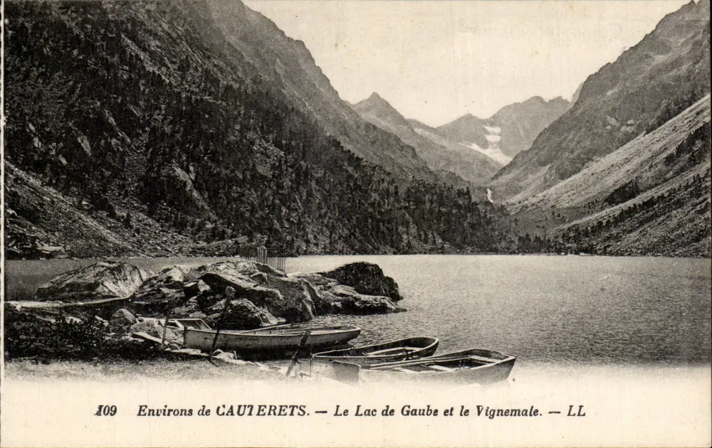 Umgebung von CAUTERETS — See Gaube und Vignemale — LL - Vorderseite