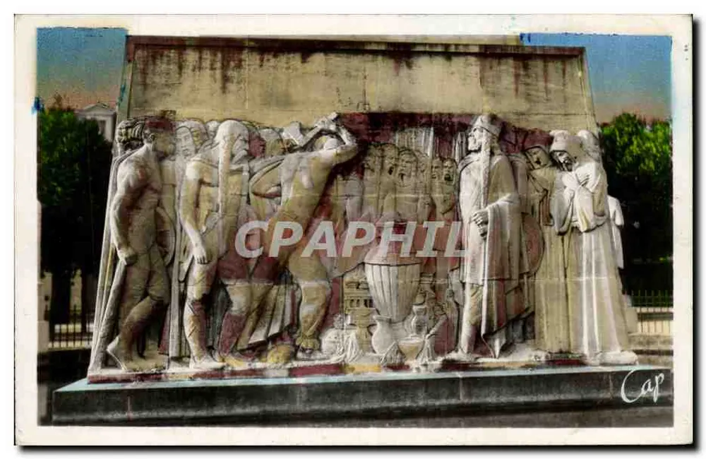 Soissons — Denkmal für die Toten — Relief « Der Vase von Soissons » — Bartholomé, Bildhauer - Vorderseite