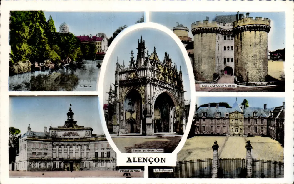 Alençon — Panoramische uitzicht — Edities Gaby, Nantes - Voorkant